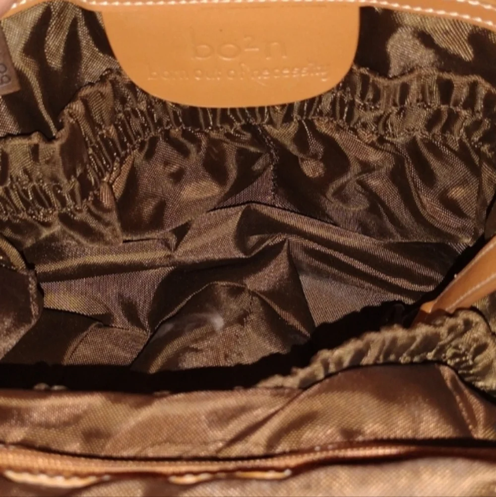 Born Leather Diaper Tote Bag